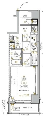 錦糸町駅 徒歩9分 4階の物件間取画像